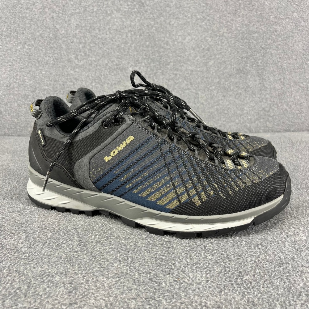Lowa Carezza GTX Lo Mens 9 Anthracite Blue Gore-Tex Waterproof Hiking Vibram